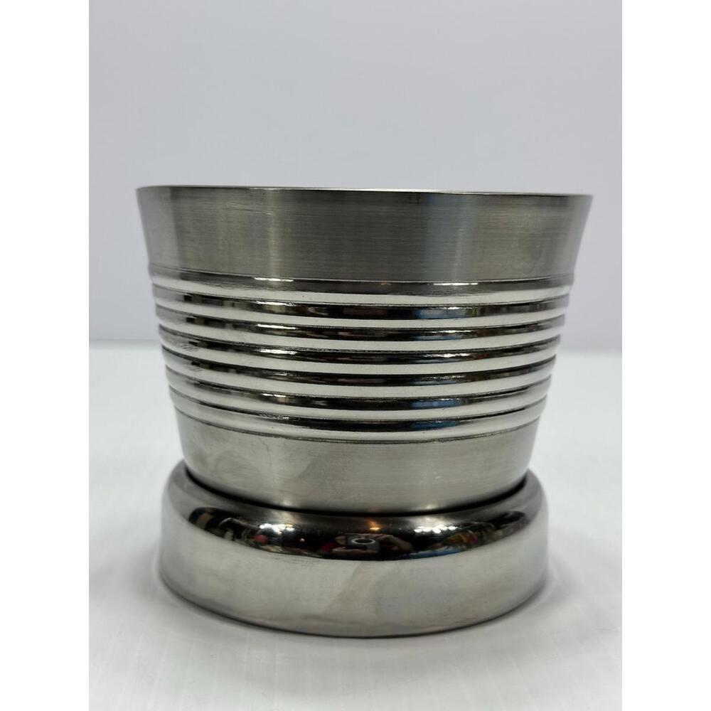 Classic Design Wine‎ Bottle Coasters Cooler Chiller Stainless Steel Heavy Base
